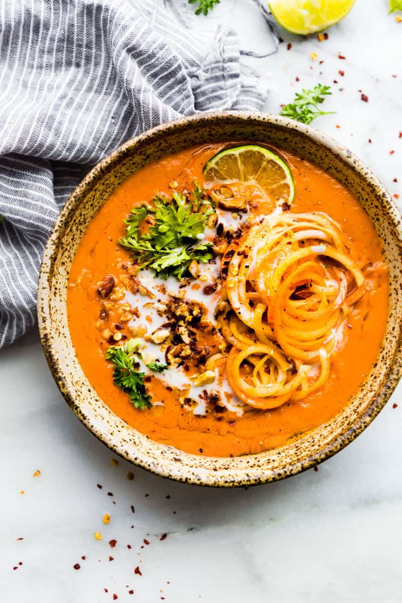 Creamy Zanzibar Carrot-Tomato Soup