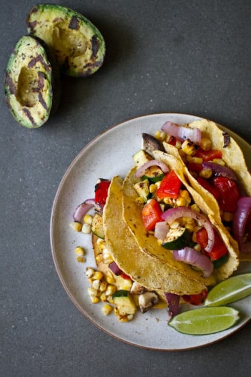 Fresh Grilled Veggie Tacos