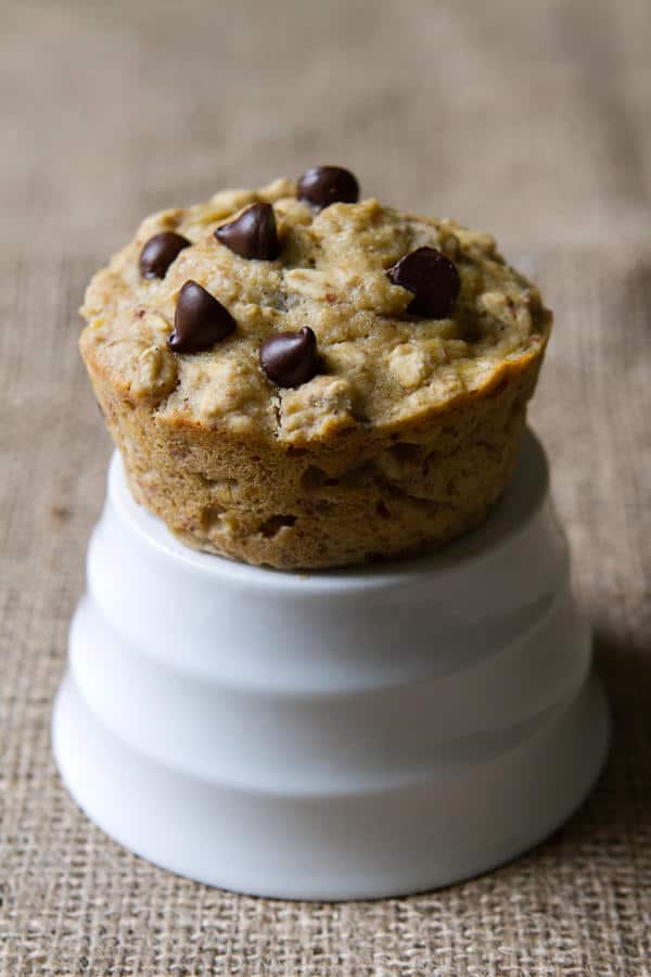 Single-Serving Chocolate Chip Banana Baked Muffin