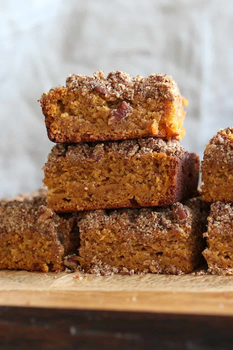 Sweet Potato Pecan Crumb Cake