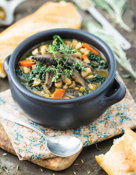 White Bean & Portobello Stew from Dianne's Vegan Kitchen