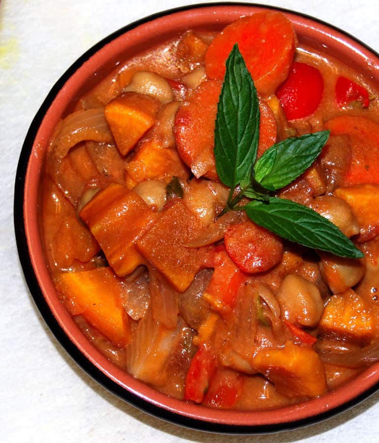 African Sweet Potato Peanut Stew
