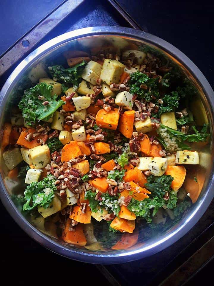 Autumn Superfood Kale Salad
