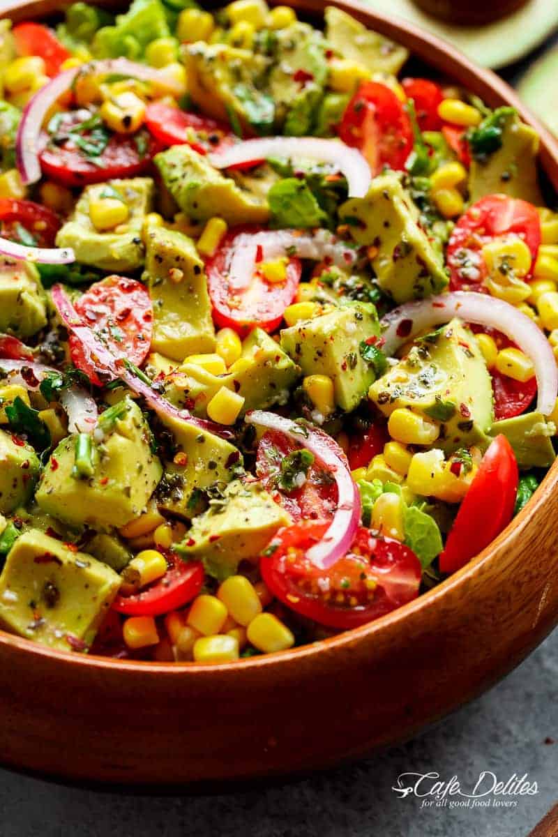 Avocado Corn Tomato Salad