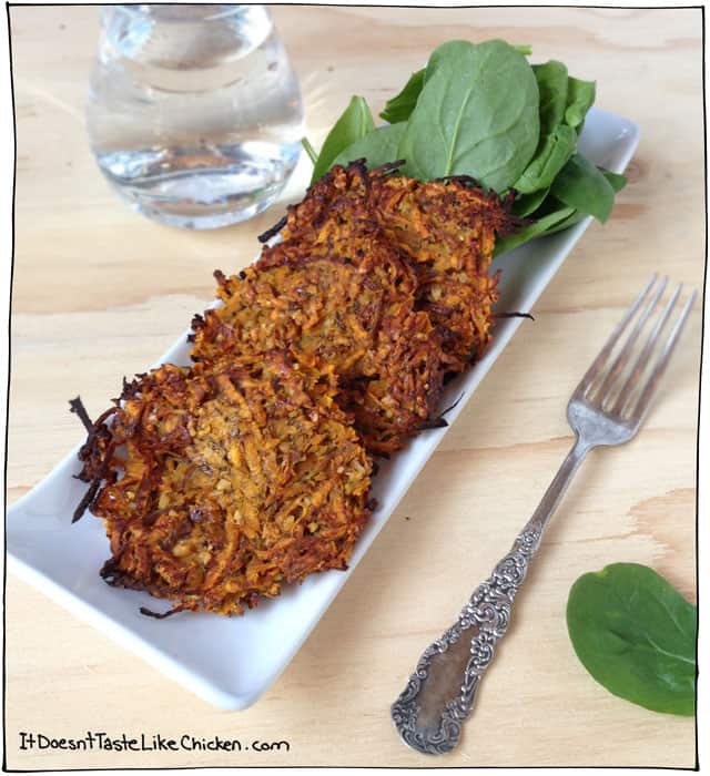 Baked Sweet Potato Pancakes