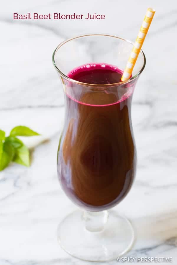 Basil Beet Juice Recipe