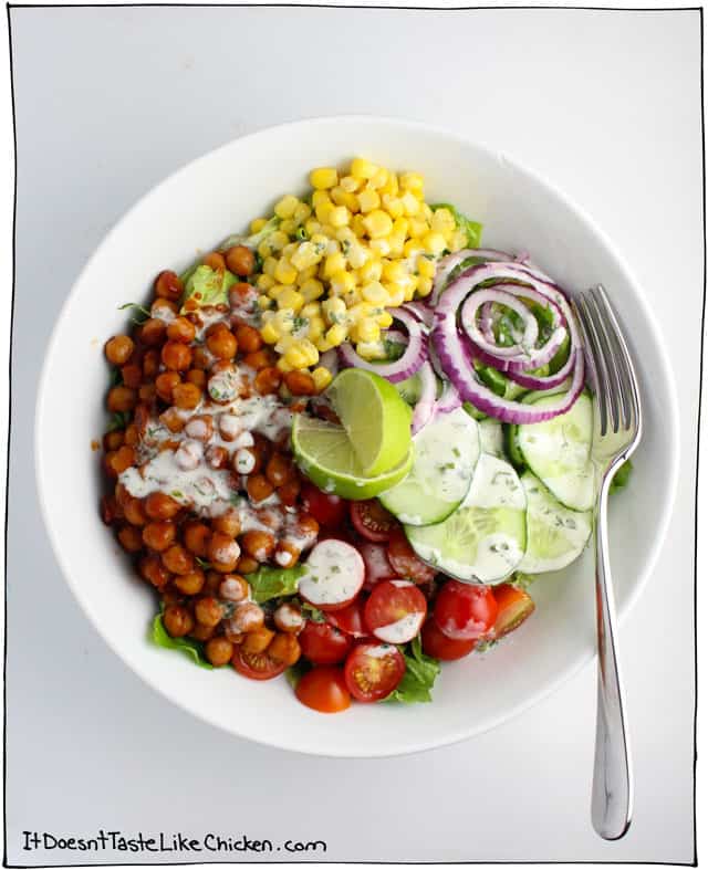 BBQ Chickpea Salad