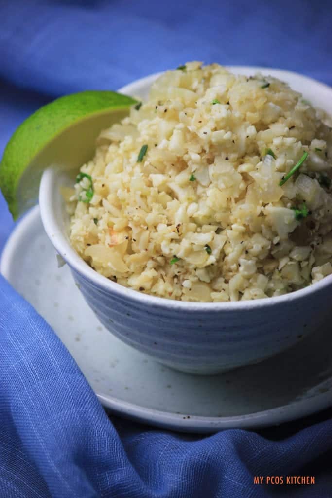 Cilantro Lime Cauliflower Rice