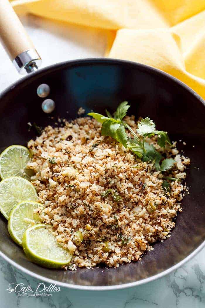 Cilantro Lime Cauliflower Rice