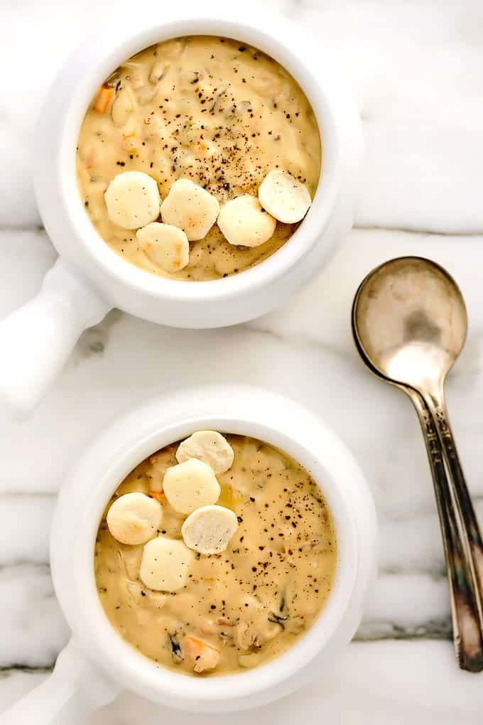 Creamy Cauliflower Wild Rice Soup