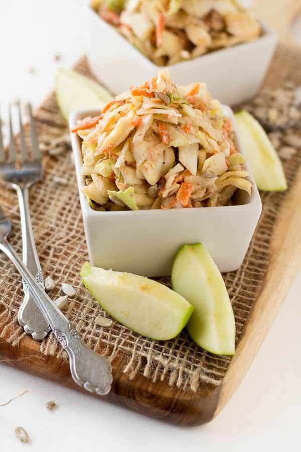 Creamy Vegan Coleslaw (Gluten-Free)