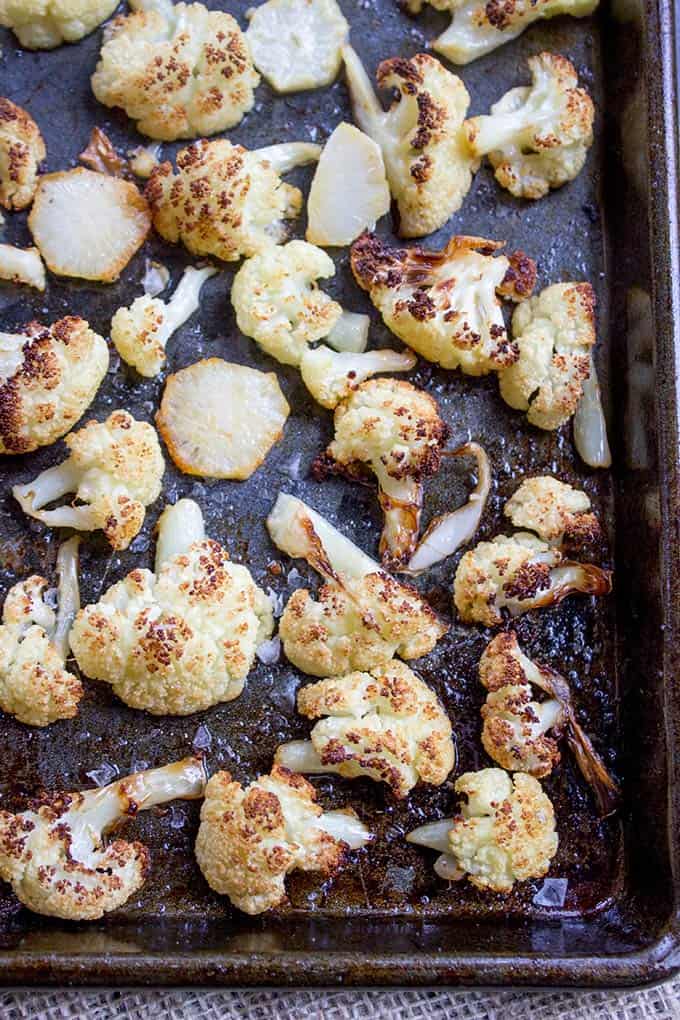 Crispy Roasted Cauliflower