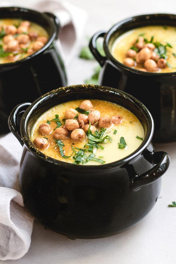 Curried Coconut Cauliflower Soup