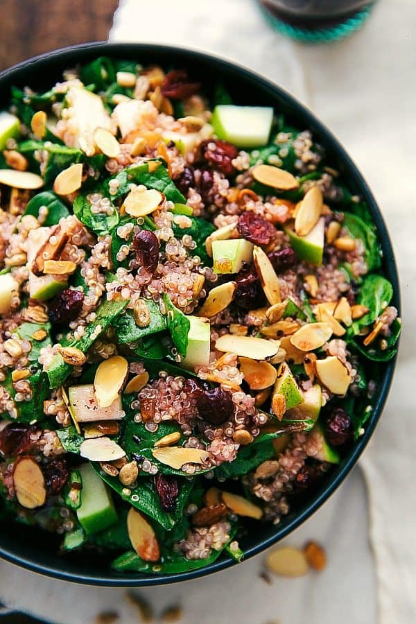 Easy Almond Apple Quinoa Salad