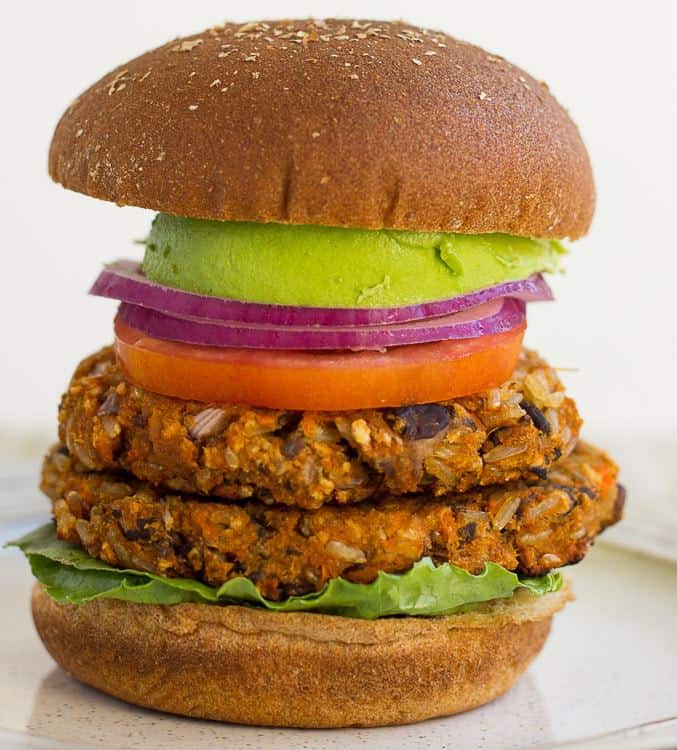 Easy Sweet Potato Black Bean Burgers