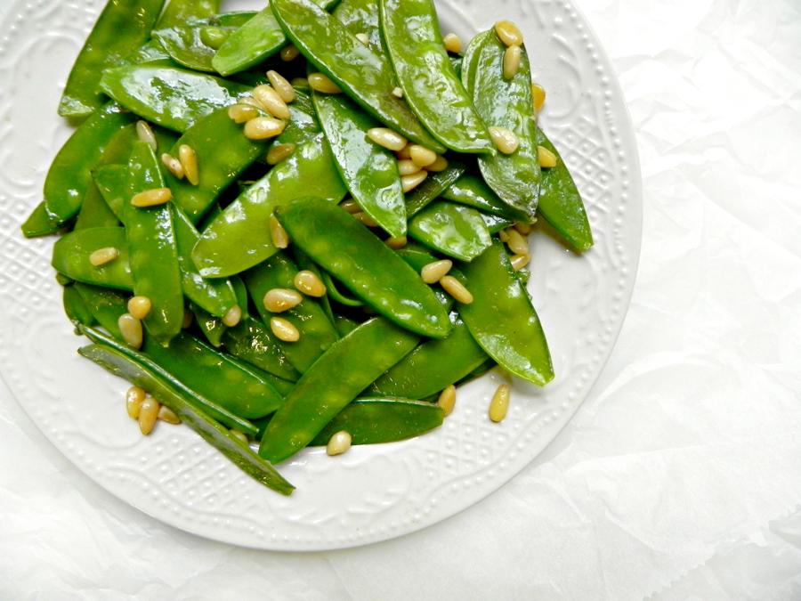 Fancy Sauteed Snow Peas