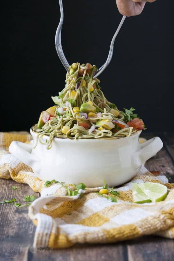 Fast High Protein Mexican Fiesta Pasta Salad