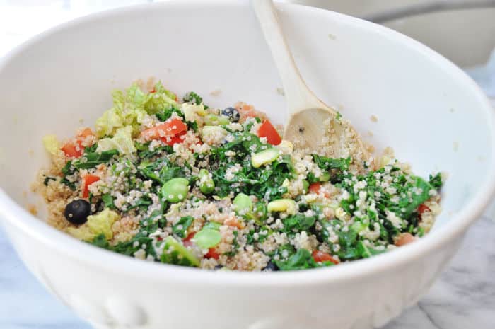 Fava Bean And Quinoa Salad