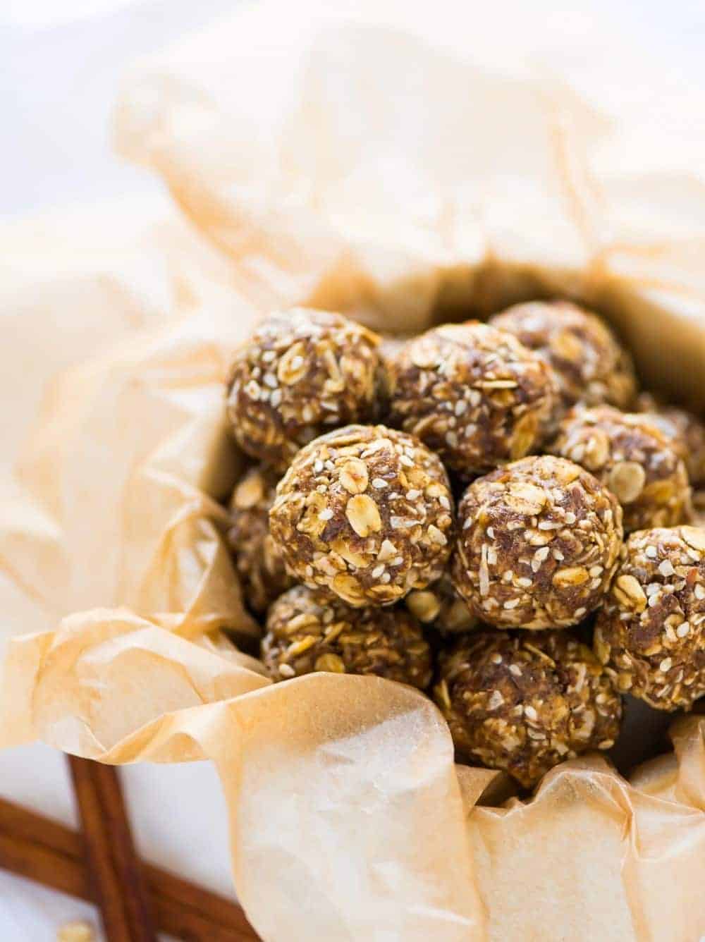 Ginger Cookie Healthy Energy Balls