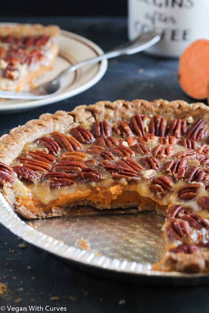 Grandmother's Sweet Potato Pecan Pie