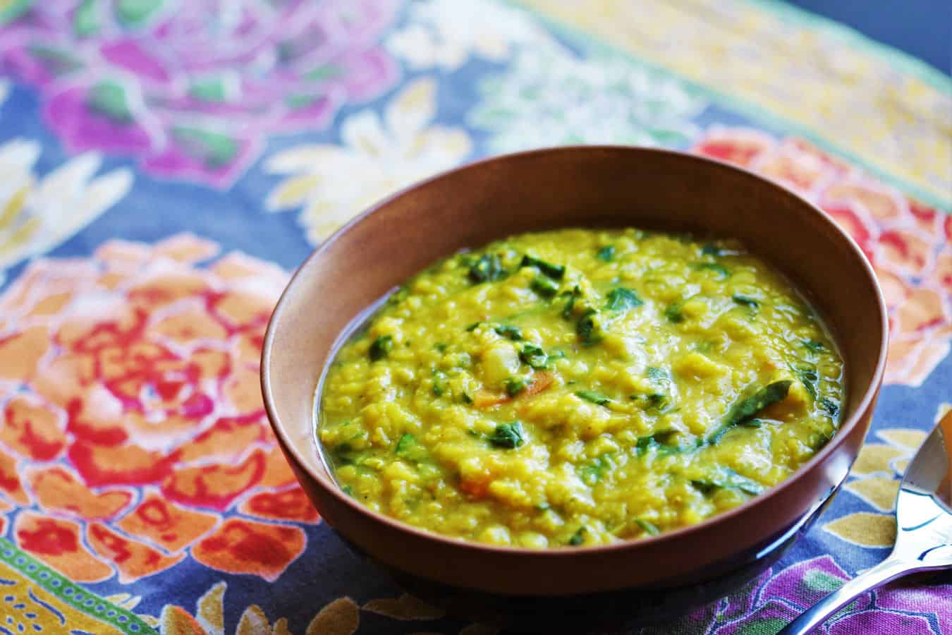 Healing Red Lentil Soup with Turmeric & Ginger
