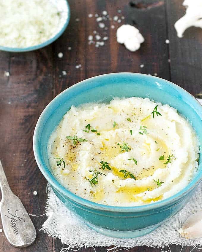 Healthy Cauliflower Mashed Potatoes