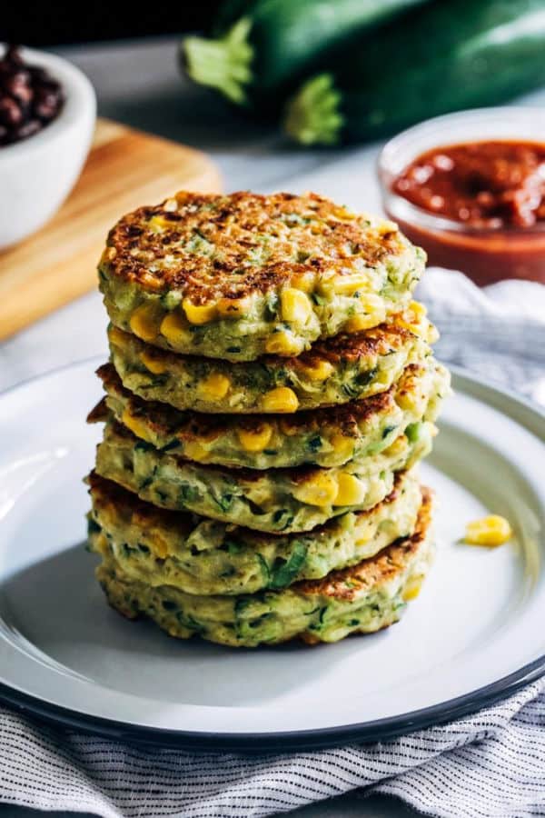 Healthy Zucchini Corn Fritters