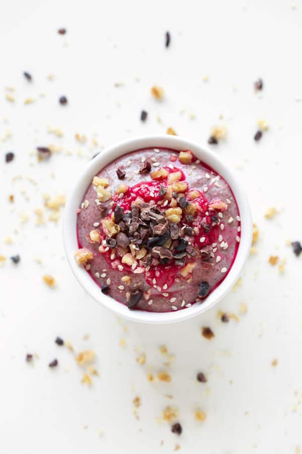 Instant Raspberry Chia Pudding