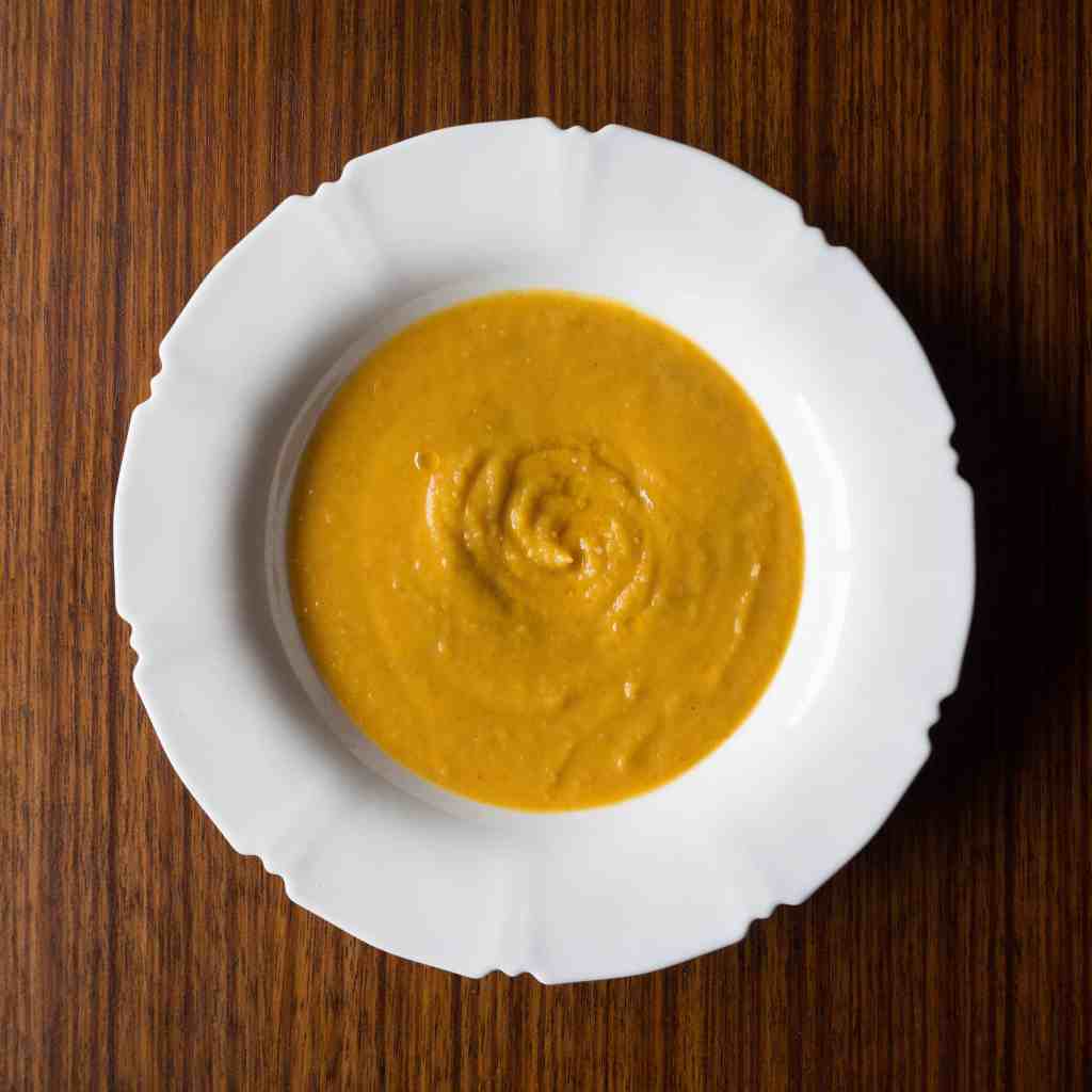 Jerusalem Artichoke and Sweet Potato Soup