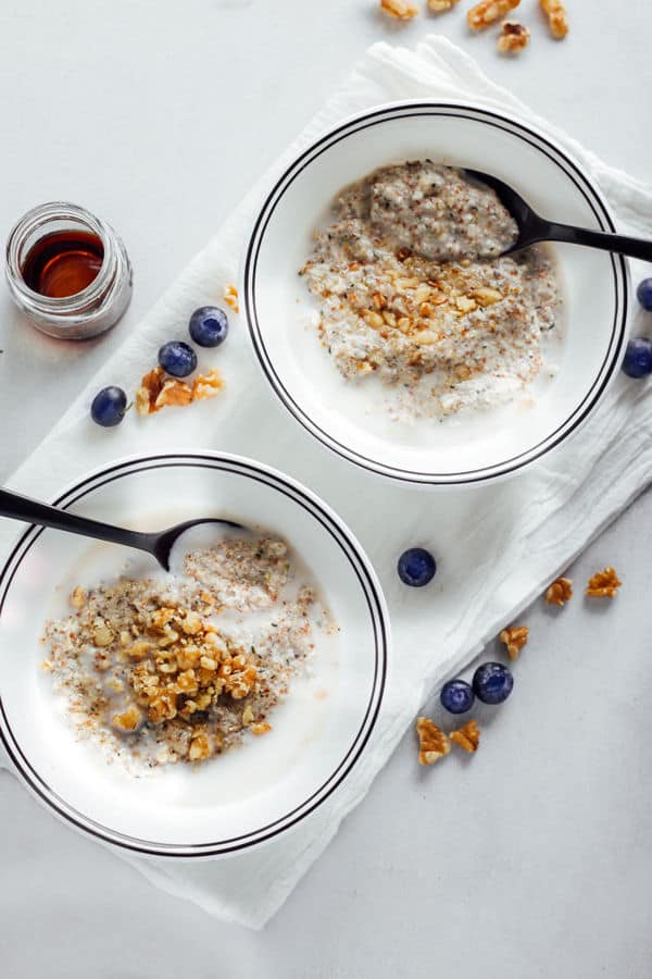 Maple Walnut Noatmeal (Oat Free Oatmeal)