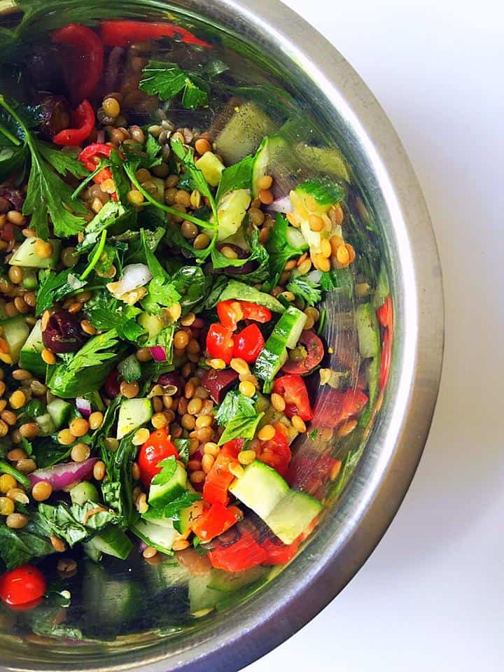 Mediterranean Lentil Salad