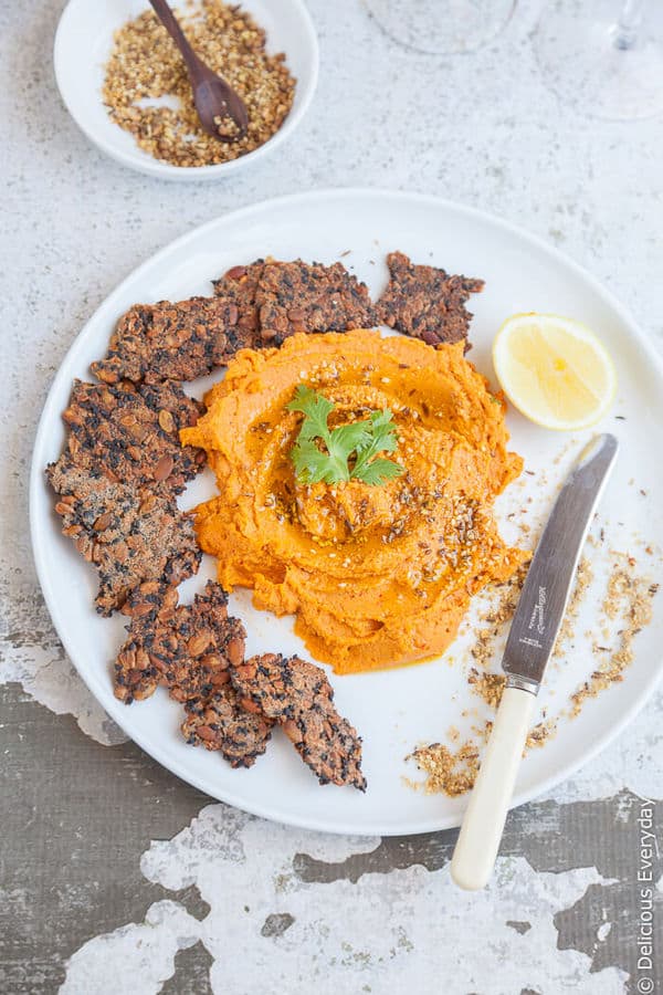 Moroccan Sweet Potato Hummus