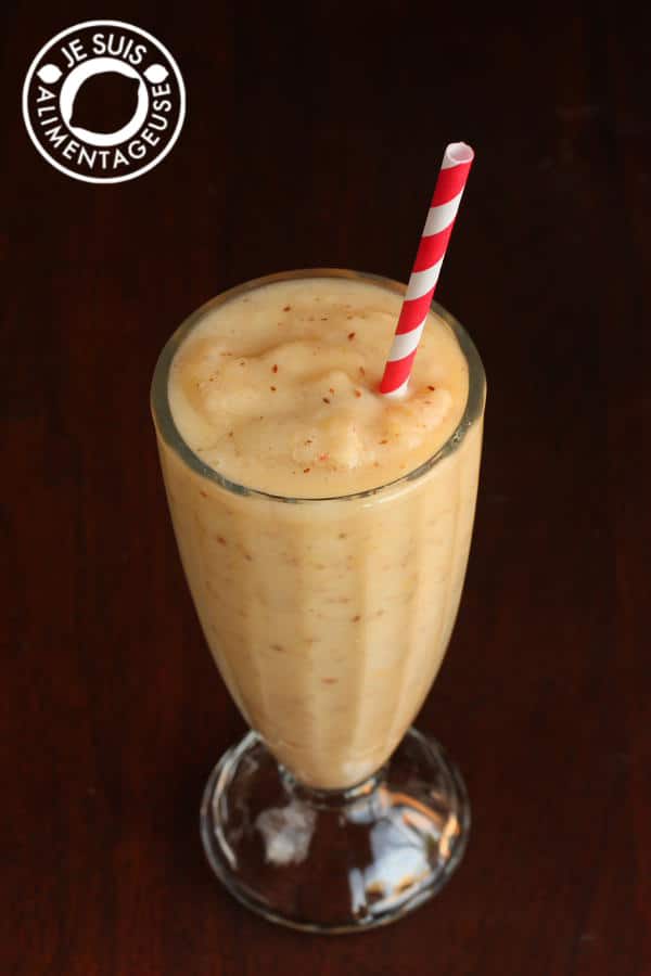 Peach Banana Breakfast Smoothie