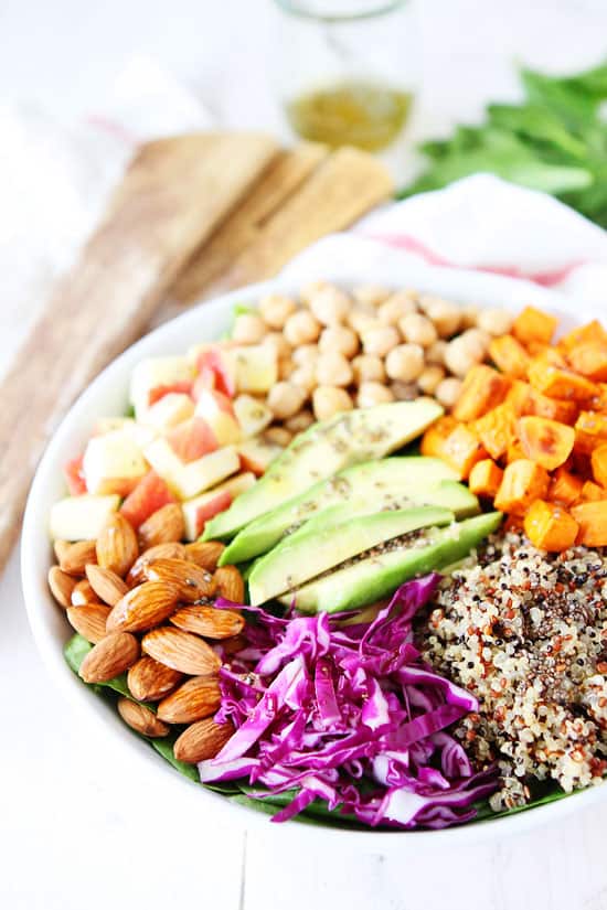 Power Salad With Lemon Chia Seed Dressing