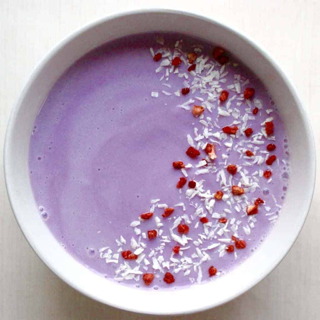 Purple Sweet Potato Smoothie Bowl