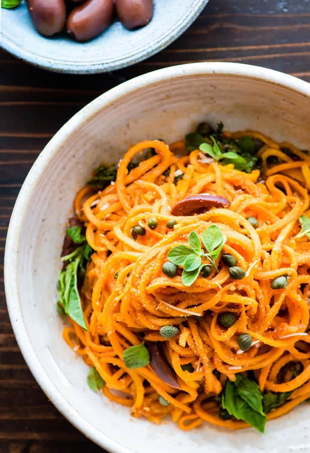 Snappy Italian Sweet Potato Spaghetti Bowls