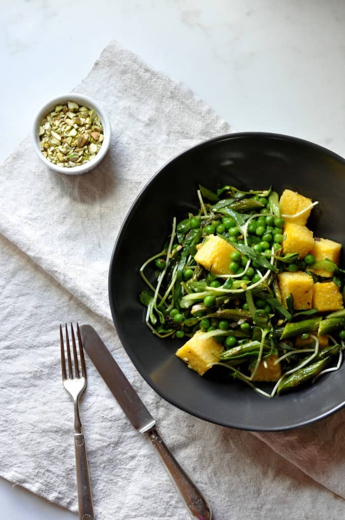 Springtime Polenta Panzanella