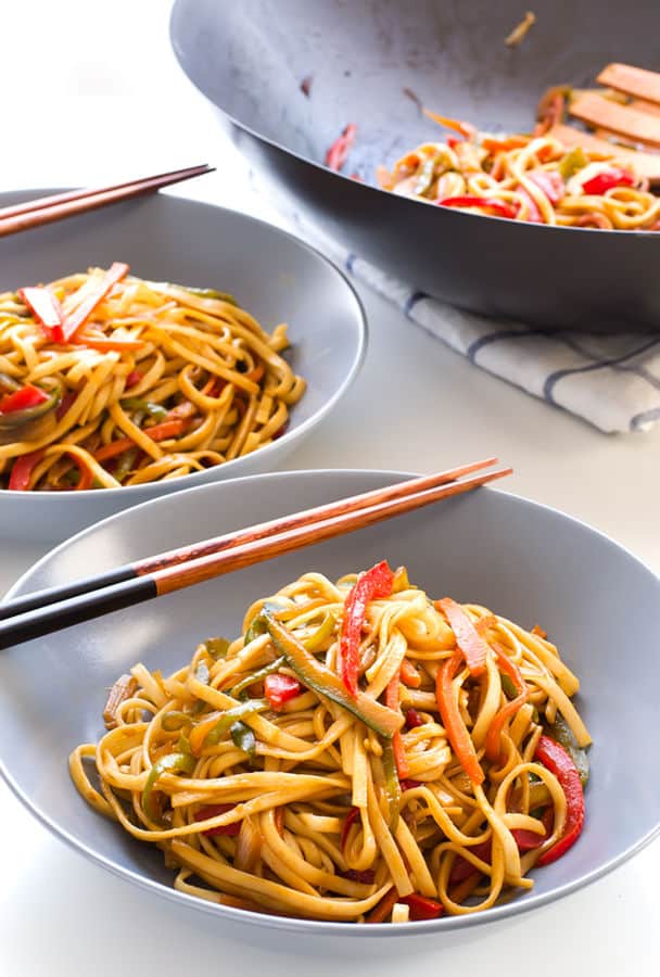 Stir Fried Udon Noodles