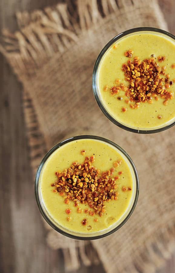 Sun Salutation Mango Pollen Smoothie