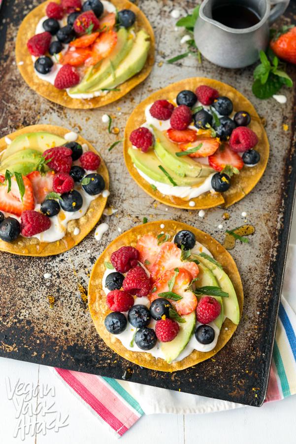 Sweet Breakfast Tostadas