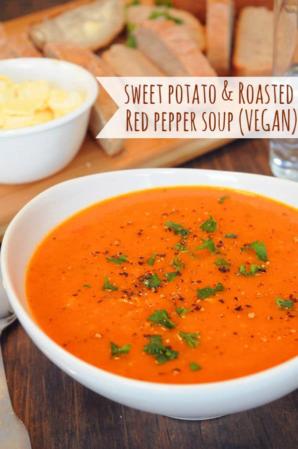 Sweet Potato and Roasted Red Pepper Soup