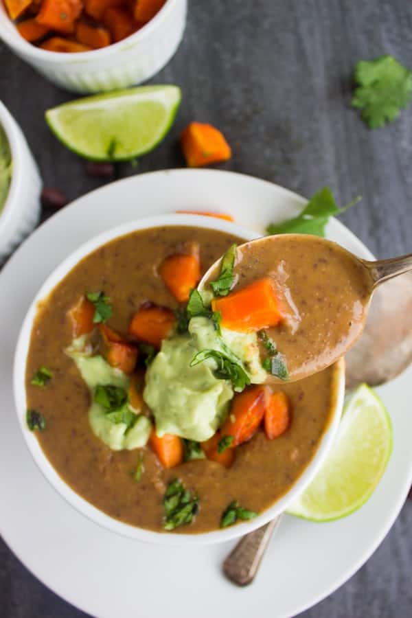 Sweet Potato Black Bean Soup