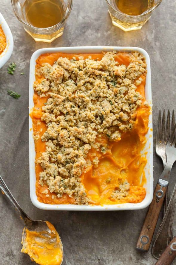 Sweet Potato Butternut Squash Gratin