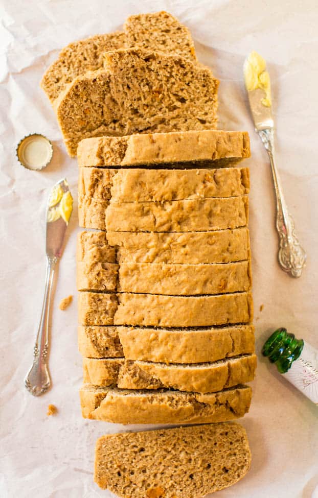 Sweet Potato Maple Beer Bread