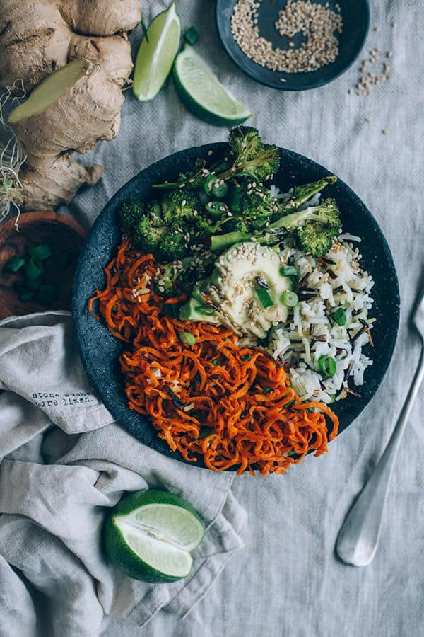 Sweet Potato Noodles Bowl