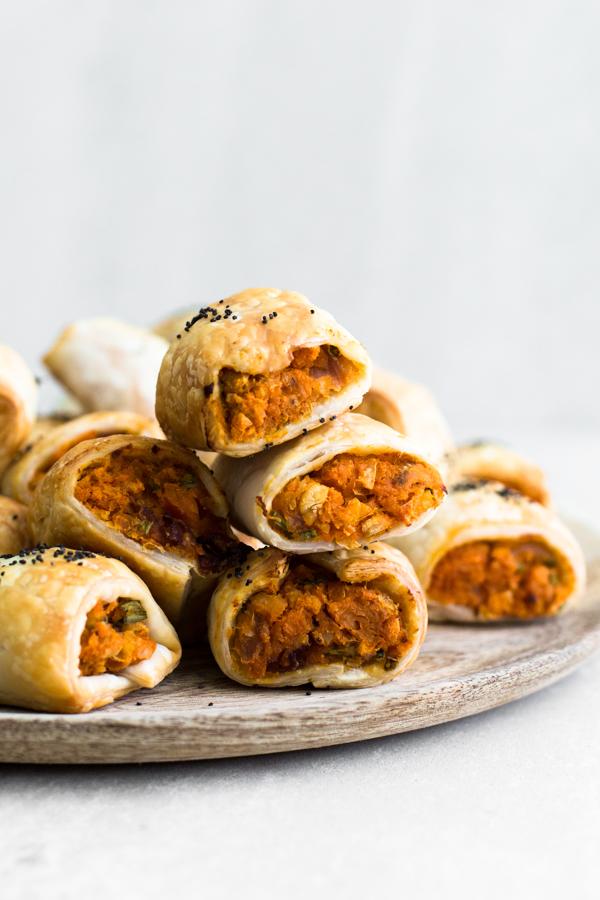 Sweet Potato Sausage Rolls