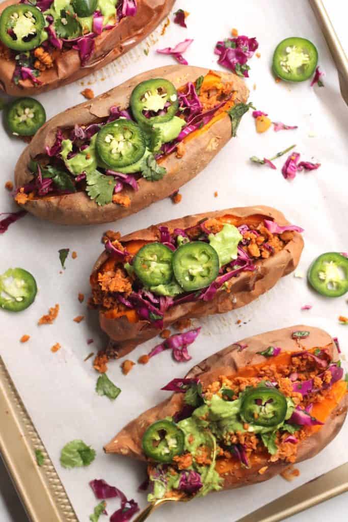 Taco Stuffed Sweet Potatoes