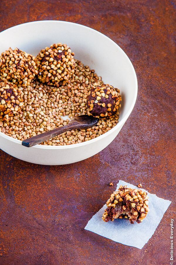 Tahini Caramel Buckwheat Balls