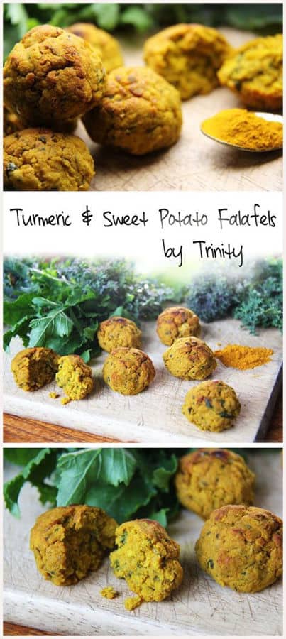 Turmeric & Sweet Potato Falafel Bakes