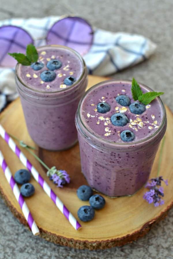 Vegan Blueberry Muffin Smoothie